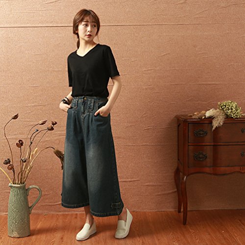 NiSeng Donna Vita Alta Jeans Gonna Slim Jeans