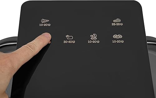 Miniatura 5 de Freidora de aire grande 6 en 1 de 12.68 cuartos de galón, freidora eléctrica multifuncional para encimera de 1700 W con ventana de visualización