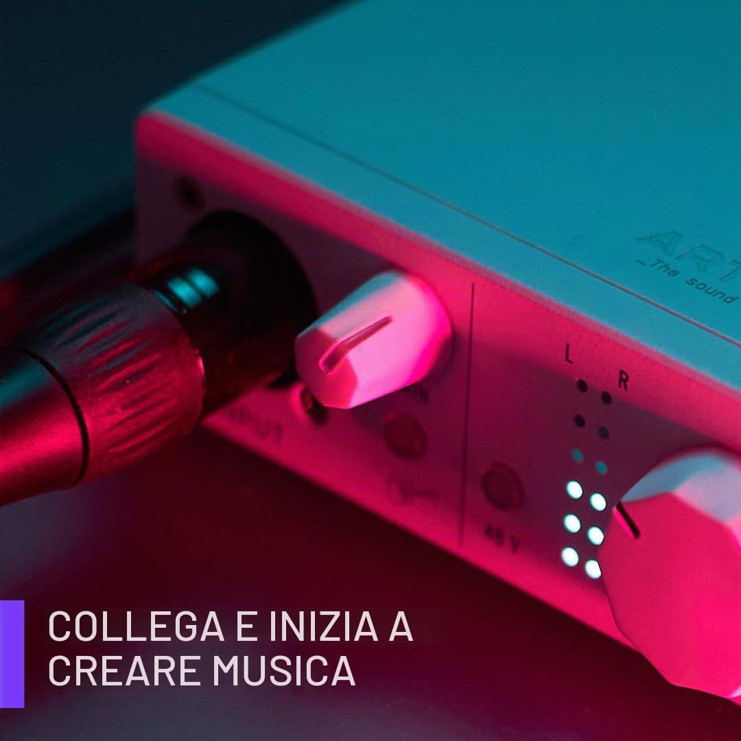 Arturia MiniFuse Recording Pack White USB-Audio Interface+ CM1 + EF1 - Interfaccia USB