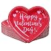 Aneco 50 Pieces Valentine's Day Paper Plates Party Plates Dinnerware Plates Party Supplies for Valentine's Day Party