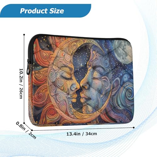 Funda para portátil Boho Sun Moon 13-14 pulgadas miniatura 3