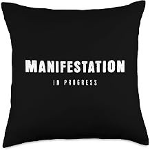 Manifest Motivation s Manifestation in Progress Throw Pillow