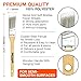 Kingorigin 1 Inch Angled Paint Brushes - 12 Pack, Paint Brush Set with Ultra-Dense Soft Bristles for Smooth Finish, Trim & Detail Work - Edge Painting Tool