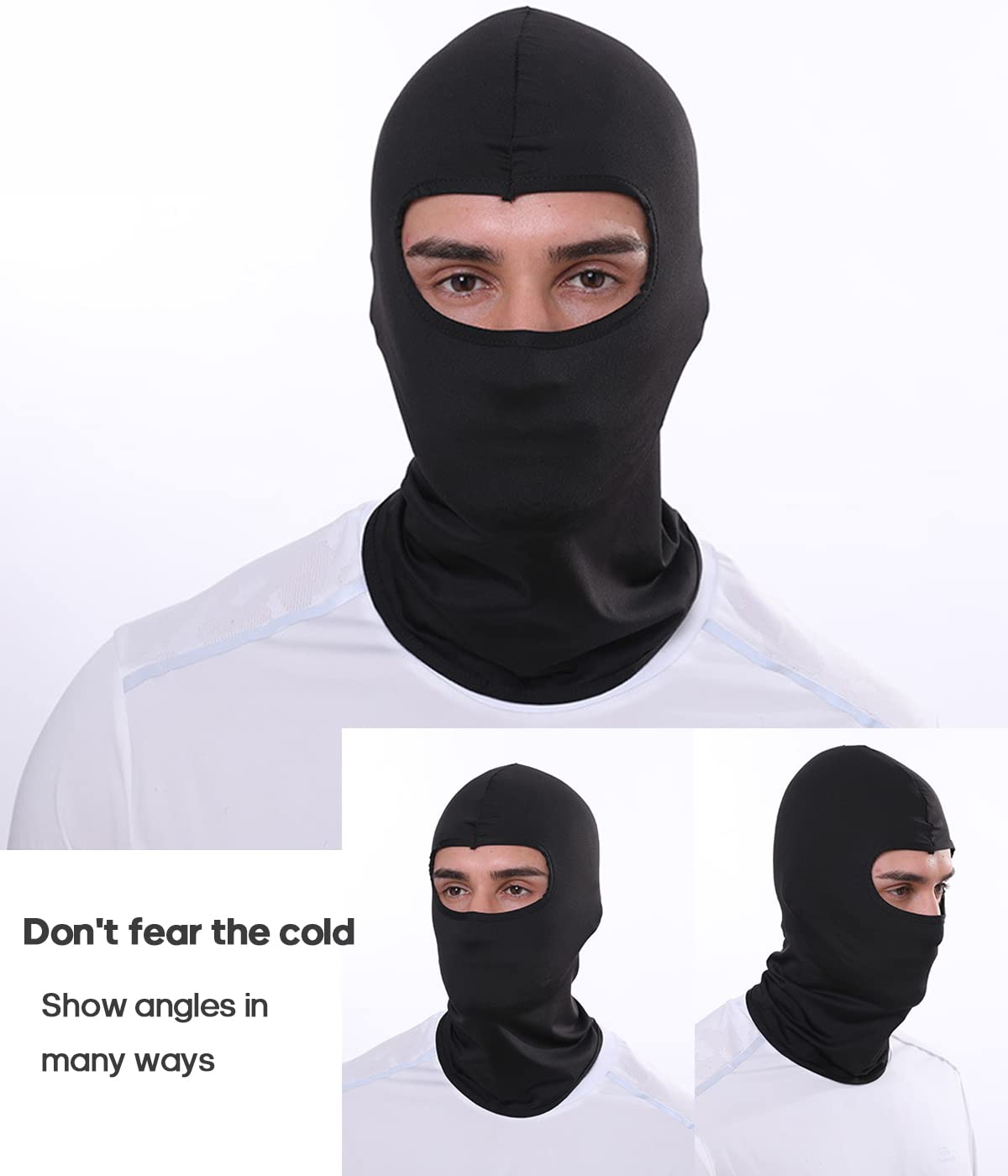2 Pcs Cagoule Été Balaclava Moto Vélo - Protection UV, Respirante, Pour Cyclisme, Course, Escalade