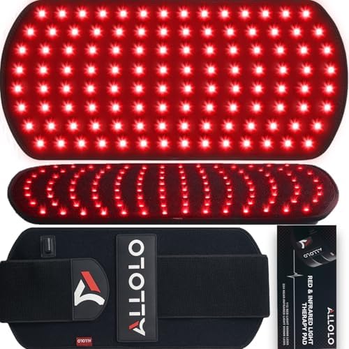 ALLOLO Red Light Therapy for Body, 16.7"*7.9" 660nm & 850nm Infra...
