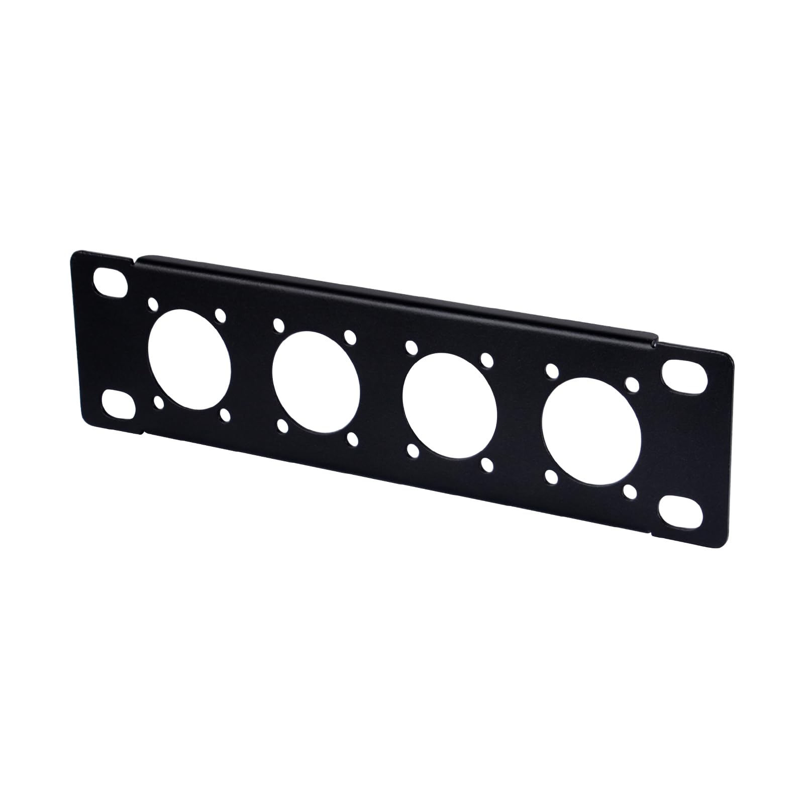 GeeekPi 7-calowy panel do montażu w szafie 1U 4-otworowy panel krosowy typu D do stojaka sieciowego DeskPi RackMate TT Mini