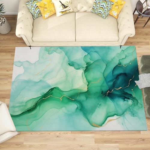 Tapis marbre abstrait lavable pour simplifier l'entretien - 3
