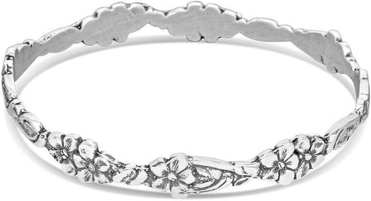 Silver Spoon Jewelry, Abigail Bangle Bracelet