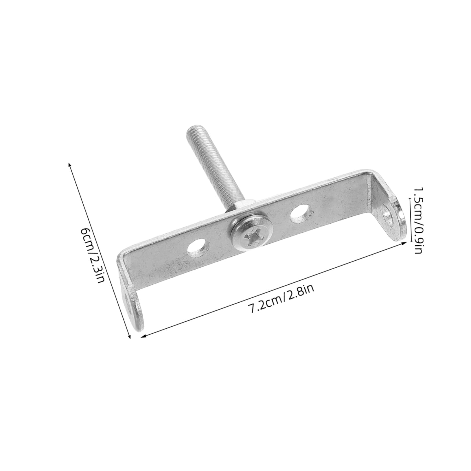 Mipcase 10pcs U Shaped Bike Rear Rack Connector Durable Fixed Adapter for Cargo Racks Precision Engineered for Secure Fit for Long Distance Cycling