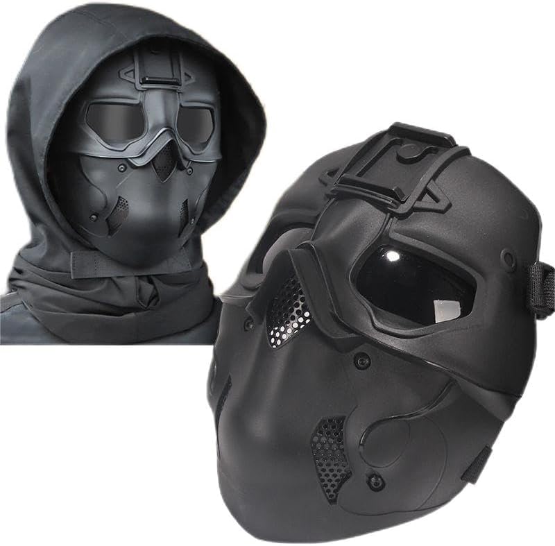 Airsoft Skull Mask CS Tactical Wild Mask, Balaclava Mask for Paintball Cosplay Costume Party