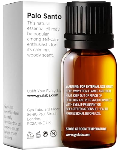 Gya-Labs-Palo-Santo-Essential-Oil-for-Diffuser-034-Fl-Oz-100-Pure-Natural-Palo-Santo-Oil-for-Hair-Skin-Perfume-Candles-Spray-Bath-Candle-Making-Subtly-Sweet-Woody-Scent Gya Labs Palo Santo Essential Oil for Diffuser 034 Fl Oz 100 Pure Natural Palo Santo Oil for Hair Skin Perfume Candles Spray Bath Candle Making Subtly Sweet Woody Scent