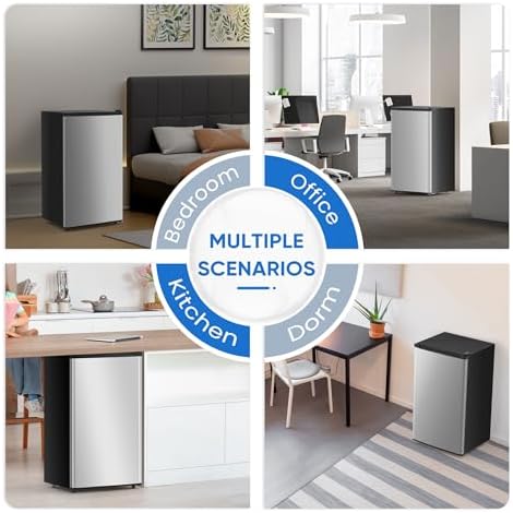 3.2 Cu. Ft. Mini Fridge with Freezer, Energy Efficient — additional product photo (3)