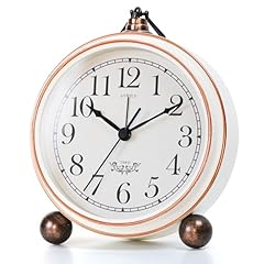 AYRELY® 5 . 3 " Vintage Analog Alarm Clock, Battery Operated Metal Desk Clock, Retro Table Clock photo AYRELY® 5 . 3 " Vintage Analog Alarm Clock, Battery Operated Metal Desk Clock, Retro Table Clock