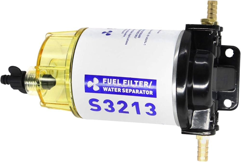Filtro separatore acqua carburante 10 micron per barca