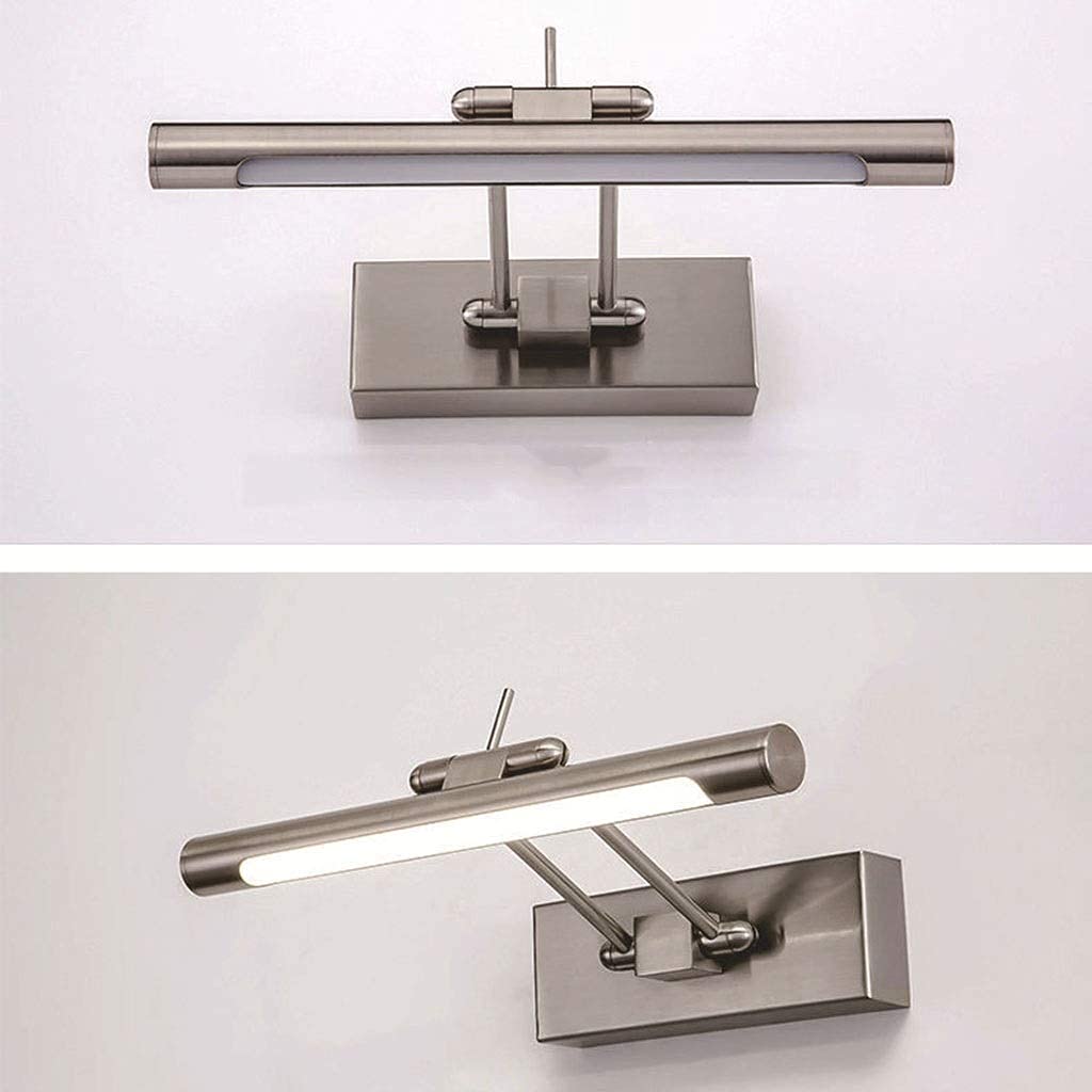 Lampada da parete per specchio da bagno Lampada da parete antiappannamento per bagno a LED Lampada da toeletta per armadio a specchio Fari a specchio in acrilico retrò, lampada a specchio (Colore :