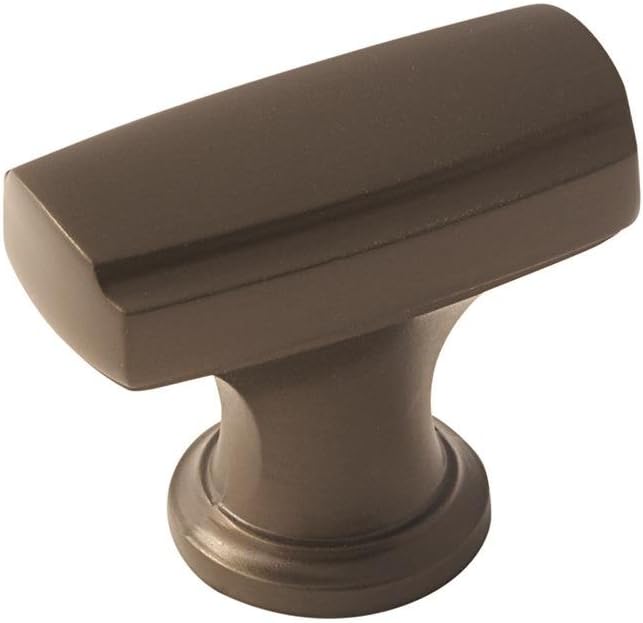 Amerock 1853555 Highland Ridge 1-3/8 in (35 mm) Length Caramel Bronze Cabinet Knob