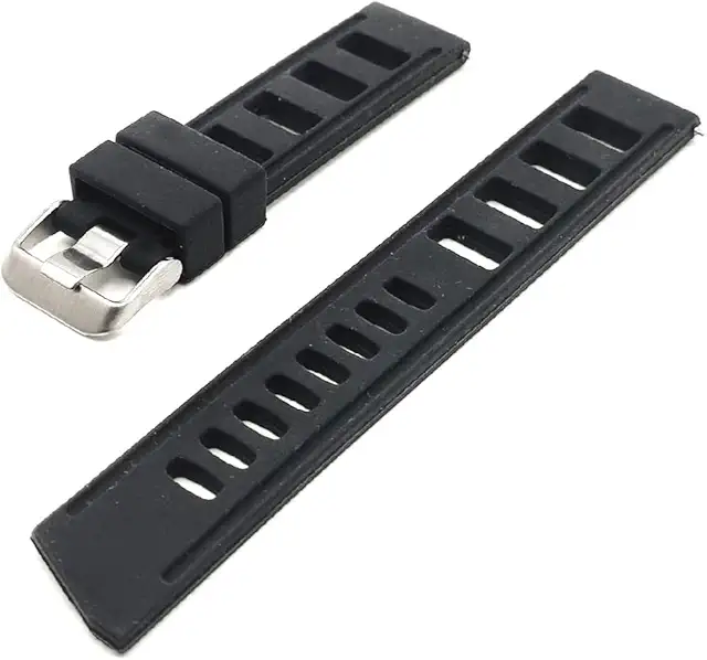 Cinturino Gomma Sub Iso Diver Racing Rally Sport 20mm 22mm Nero Verde Arancione Blu Grigio Tropicale