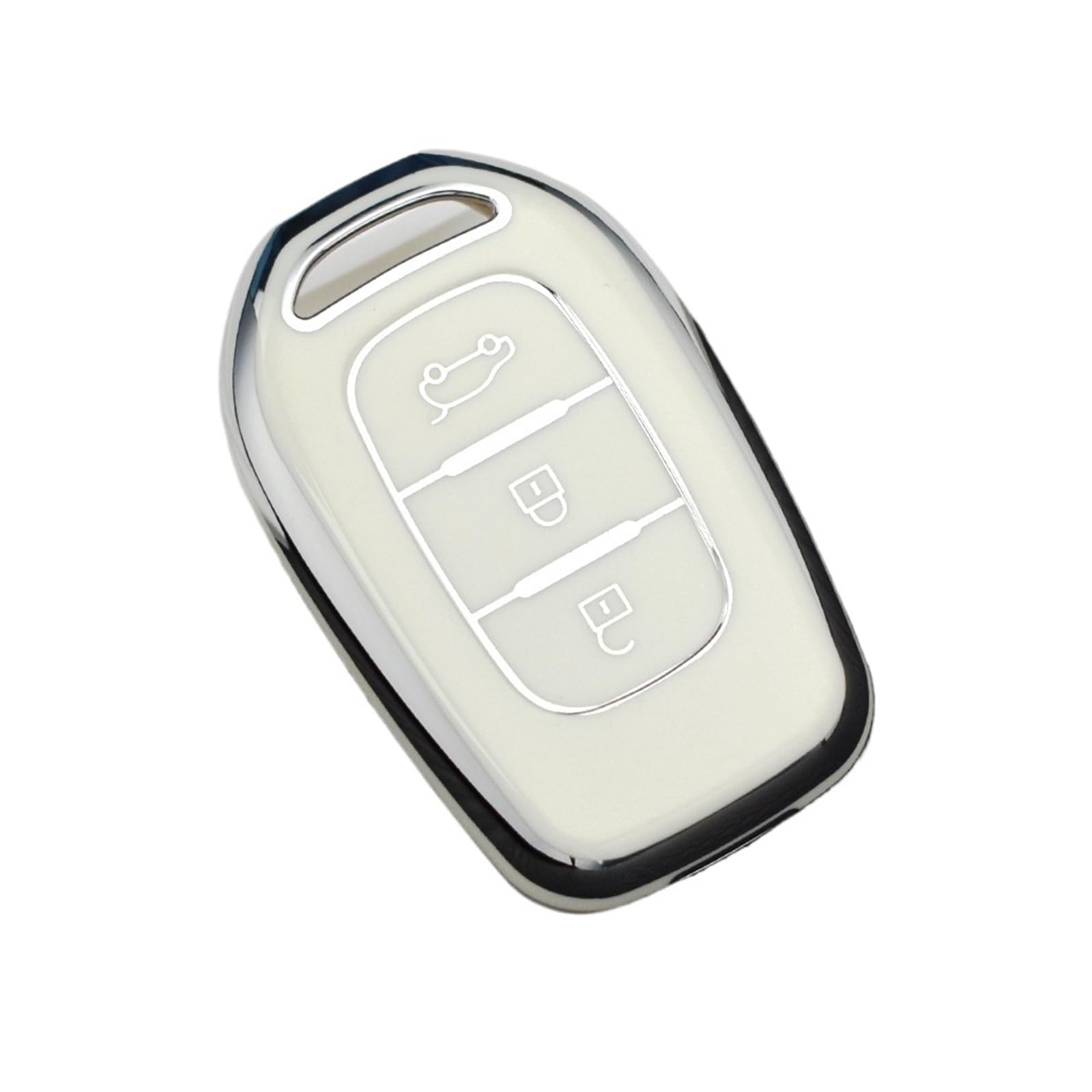Miękka obudowa kluczyka samochodowego TPU do Renault Kwid symbol ruchu Dacia Sandero Logan Duster 2016-2018 Fob Shell brelok (kolor: brelok 2)