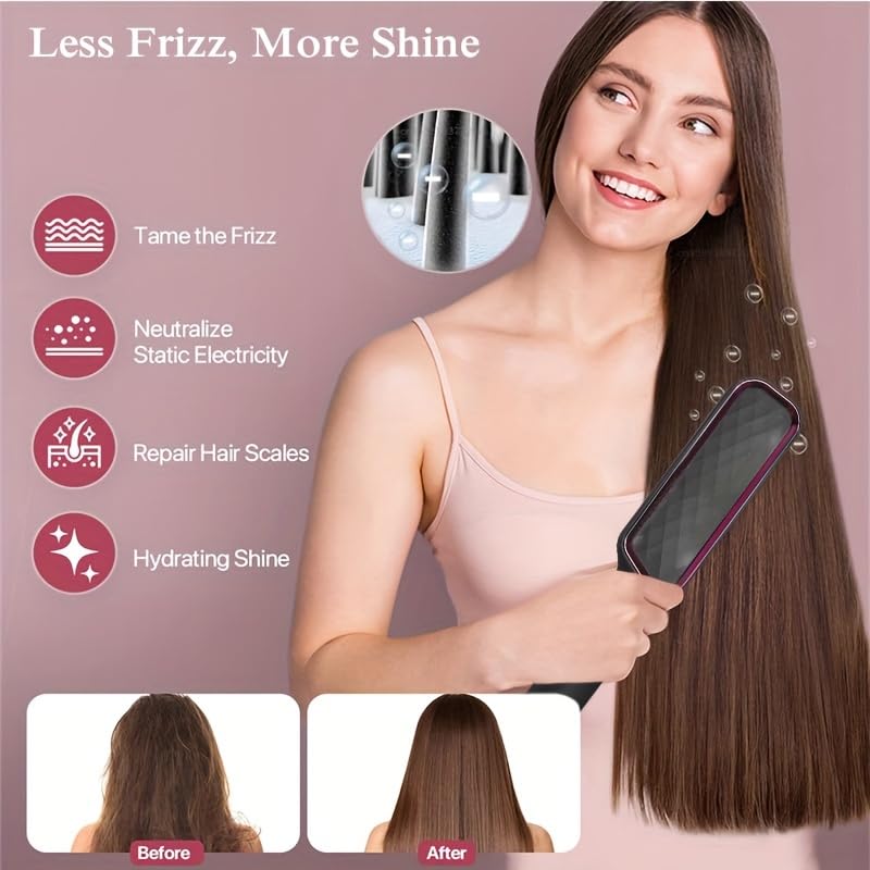 Cepillo Alisador 2-en-1 Profesional para Cabello miniatura 4
