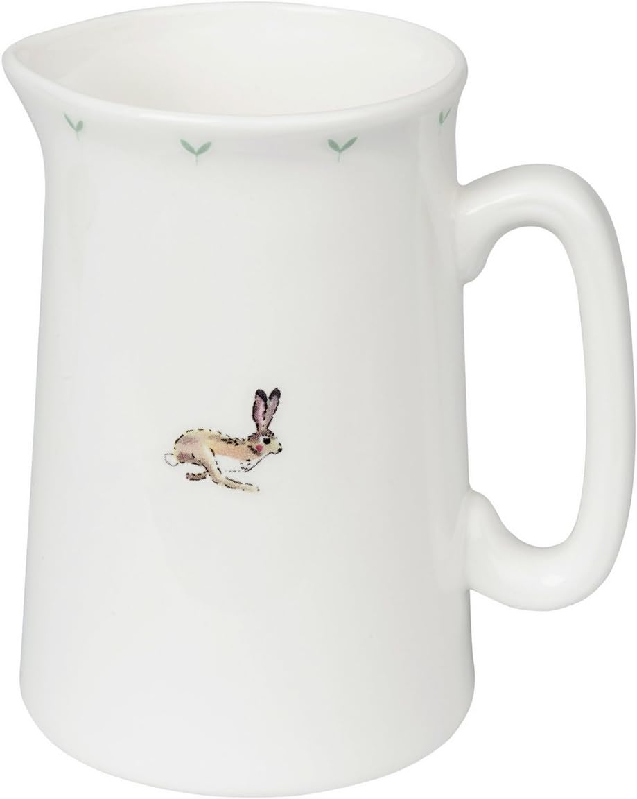 Sophie Allport Hare Jug, Fine Bone China, Gift Box, Dishwasher Safe (Medium 500ml) Amazon.co