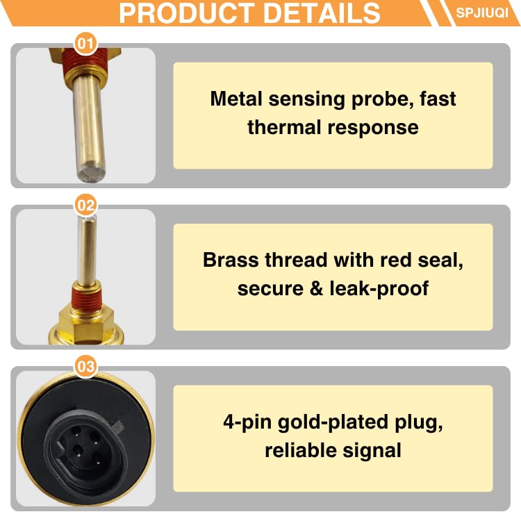 Coolant Level Sensor Switch, 4903489, Coolant Fluid Level Sensor Switch - Compatible with Cummins M11, ISM, N14, ISX, ISM, QSK, QS, 3612521, 4383932, 01-530-1204, 015301204, 086714A0001