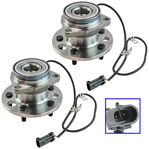 Image of TRQ Front Left and Right Wheel Bearing and Hub Assembly Set 2 Piece