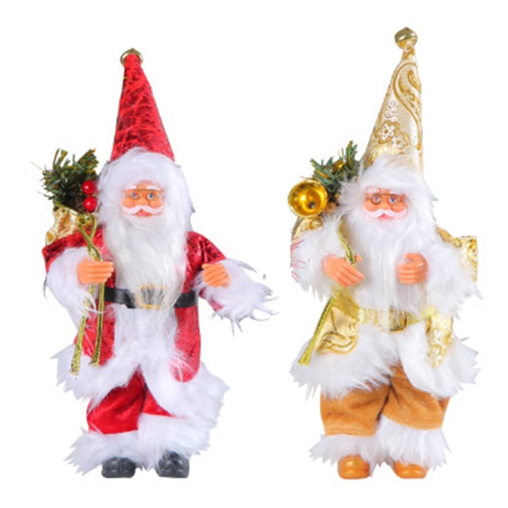 CTRLZS Santa Claus Christmas Ornaments Standing Santa Claus Image Christmas Decorations Holiday Home Decor B