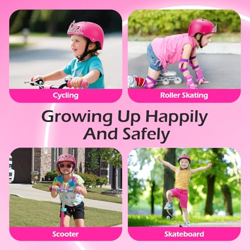 Image of Odoland Kids Bike Helmet for Boy Girl Age 3-8 for Cycling, Scooter, Skating
