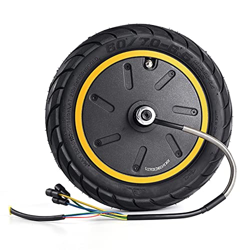 Sunydog Moteur de Roue motrice 36V 500W, 60/70-6,5 Motor Elektroroller Motorrad für Max G30 Elektroroller Hinteres Antriebsrad Reifen Motor Reparatur Ersatzteile