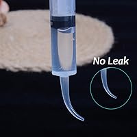 Vista 4 de Paquete de 6 jeringas de riego dental, jeringas de muelas del juicio con punta curva para dientes