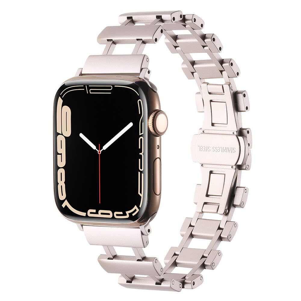 Zore Apple İle Uyumlu Watch 38mm/40mm KRD-96 Metal Kordon Starlight