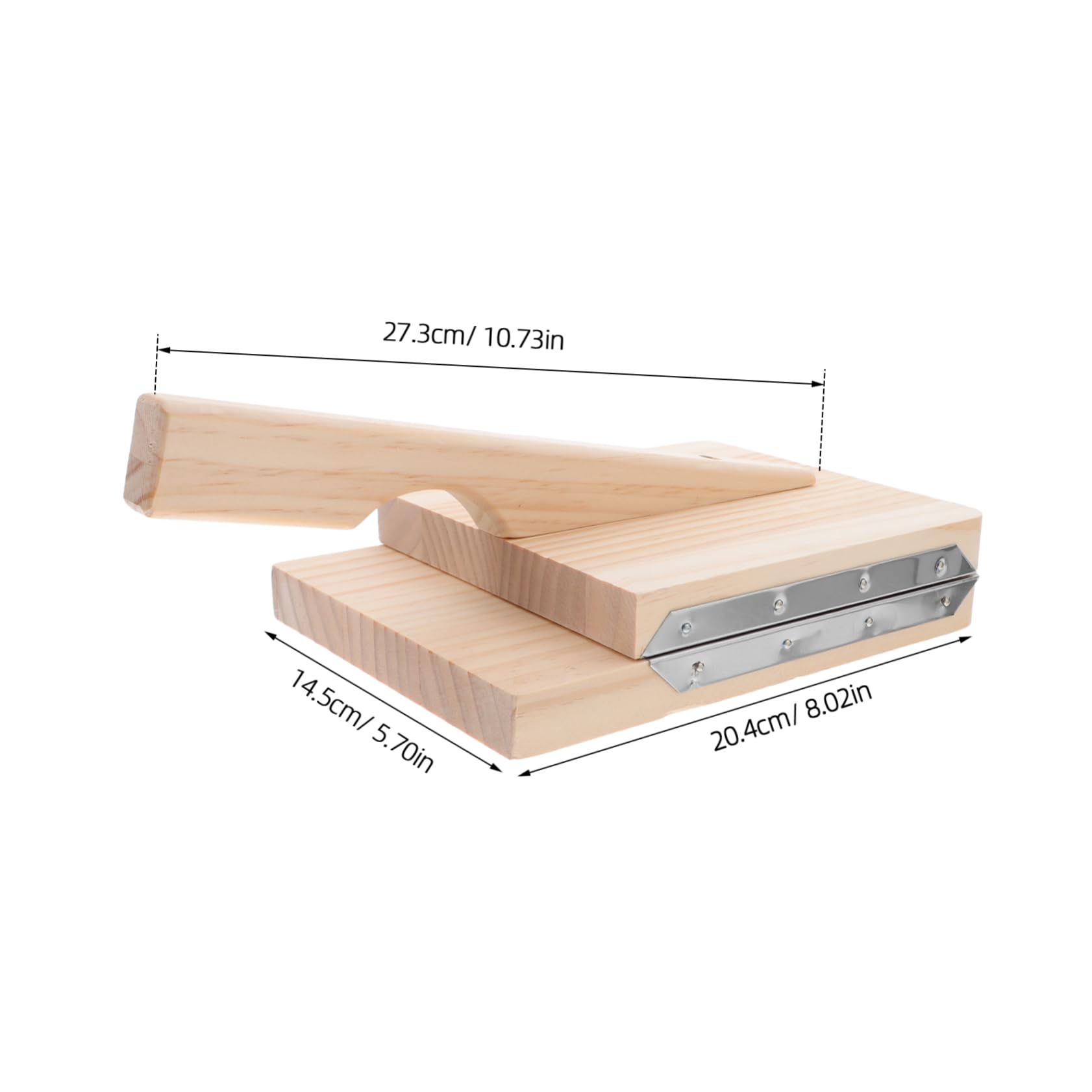 CONGARTENO Wooden Dumpling Press Tool Food Grade Dough Presser for Wrapping Dumplings Noodles More Sturdy Design for Cooking Enthusiasts