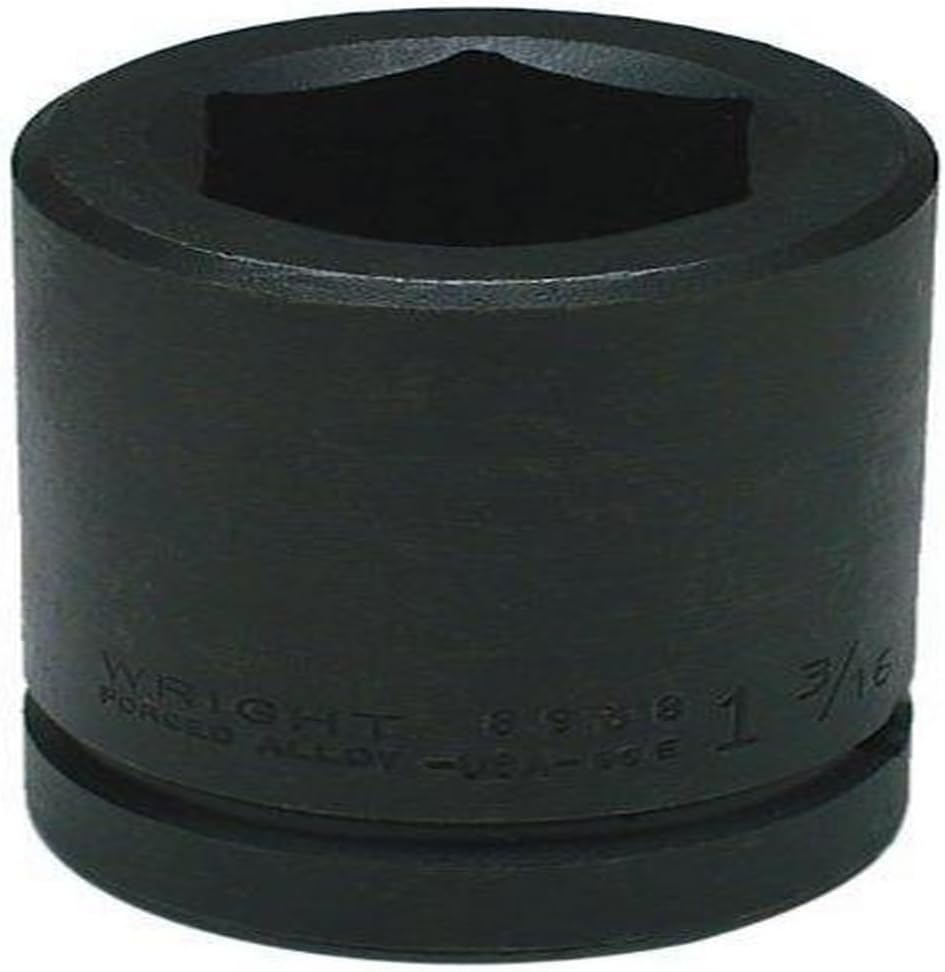 Wright Tool 89132 1" Drive 6 Point Deep Impact Socket, 4-1/8"