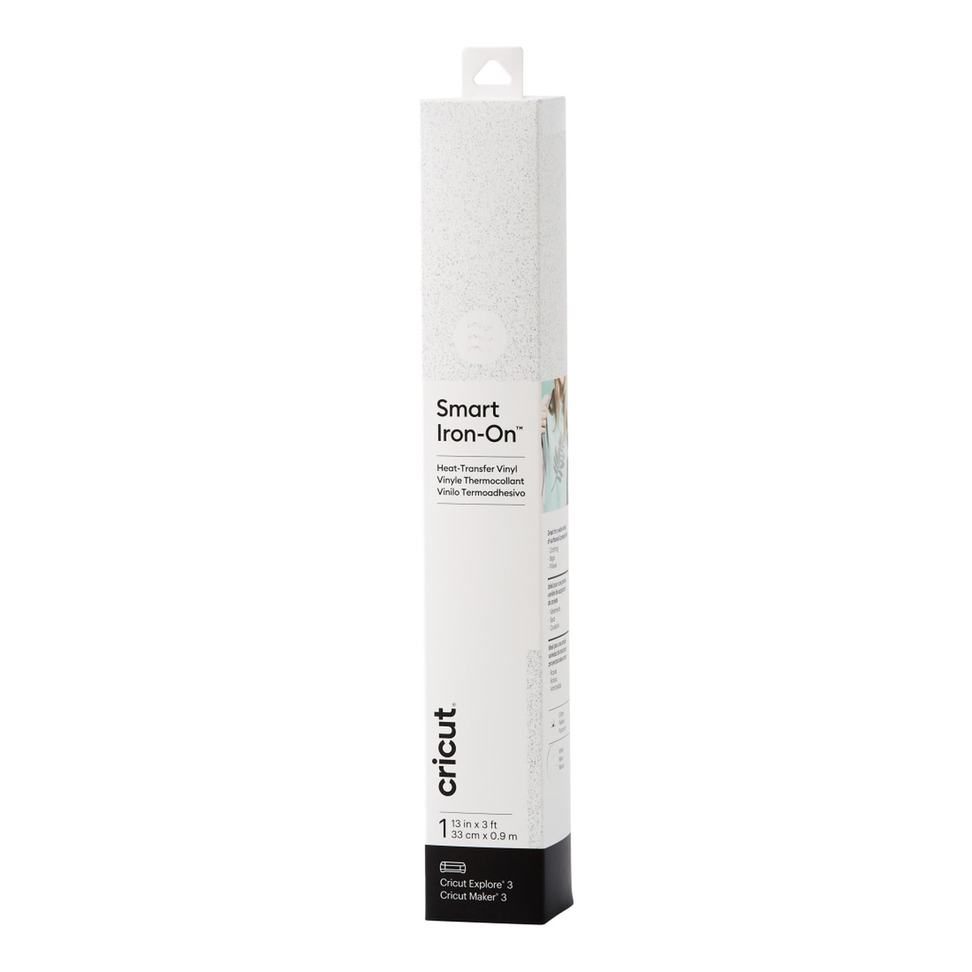Cricut Unisex White Glitter Smart Iron-On 13 X 36 Inches