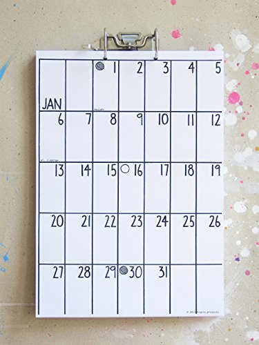 51D0Id18+6L Calendrier mural pour une durée de 18 mois, par exemple Juin 2025 - Nov 2026