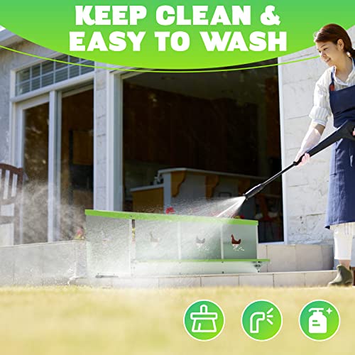 Tocretoare Nistkasten, 3 Löcher Hühner-Nistkasten zum Verlegen von Eiern, robuste Nistkästen für Huhn und Geflügel mit… – Bild 5