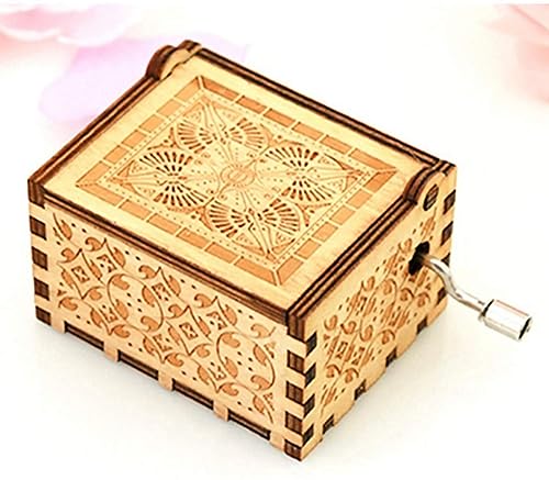 Image of Zesta Game of Thrones Musical Box Birthday Gift | Music Crank Collectible for Girlfriend, Boyfriend, Husband, Wife | Unique Musical Gifts for Music Lovers | Vintage Wooden Mini Box