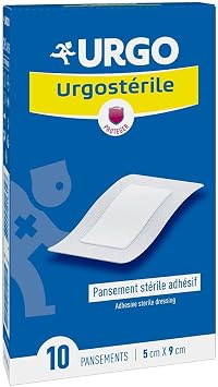 Urgo Urgosterile Adhesive Sterile Dressing 5 x 9 cm 10 Plasters