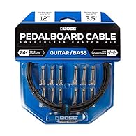 Instrument Cable Kit with 12' of Cable 12 Right-angle/Straight 1/4" Plugs Screwdriver