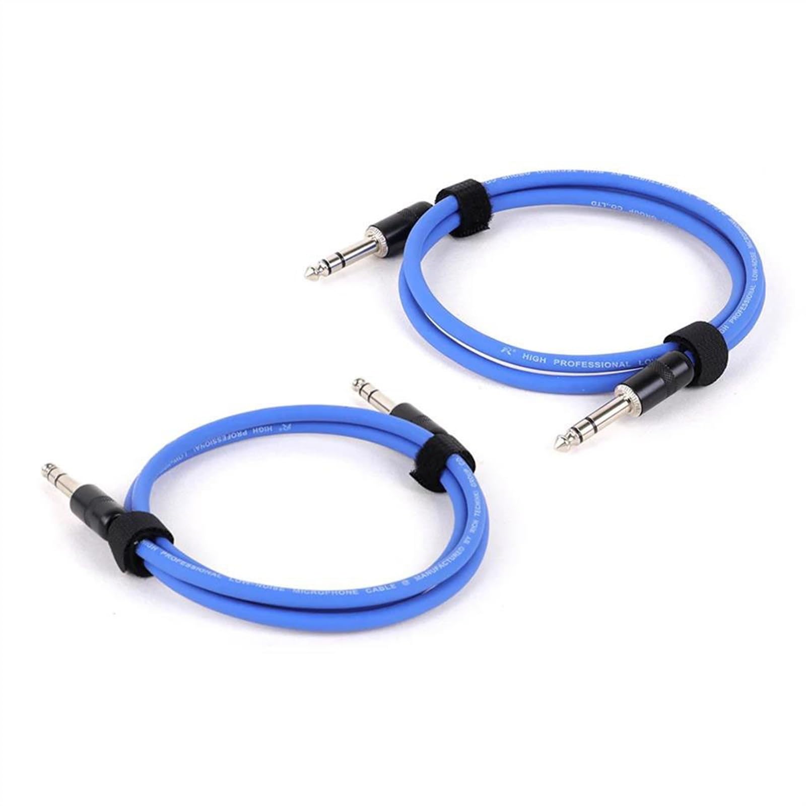 TSTS cable de audio de guitarra Cable De Instrumento Recto De 1/4 De Pulgada Cable De Estéreo Profesional Colorido Para Guitarra Bajo Amplificador Teclado(Blue,8m)