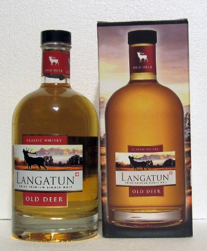 Langatun Old Deer Swiss Single Malt Whisky, 40% Vol. 0,5 l