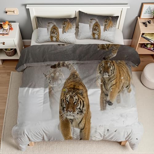 Housse couette 200x200 microfibre douce anti-glissement avec fermeture éclair - 4