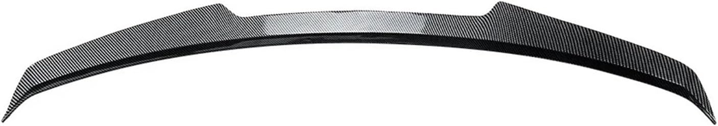 Rear Roof Lip Spoiler Rear Trunk Wing Diffuser Tail Fin Cars Accessories Body Kits Tuning Compatible for Audi Q8 SQ8 2019 2020 2021-2025(Carbon Look)