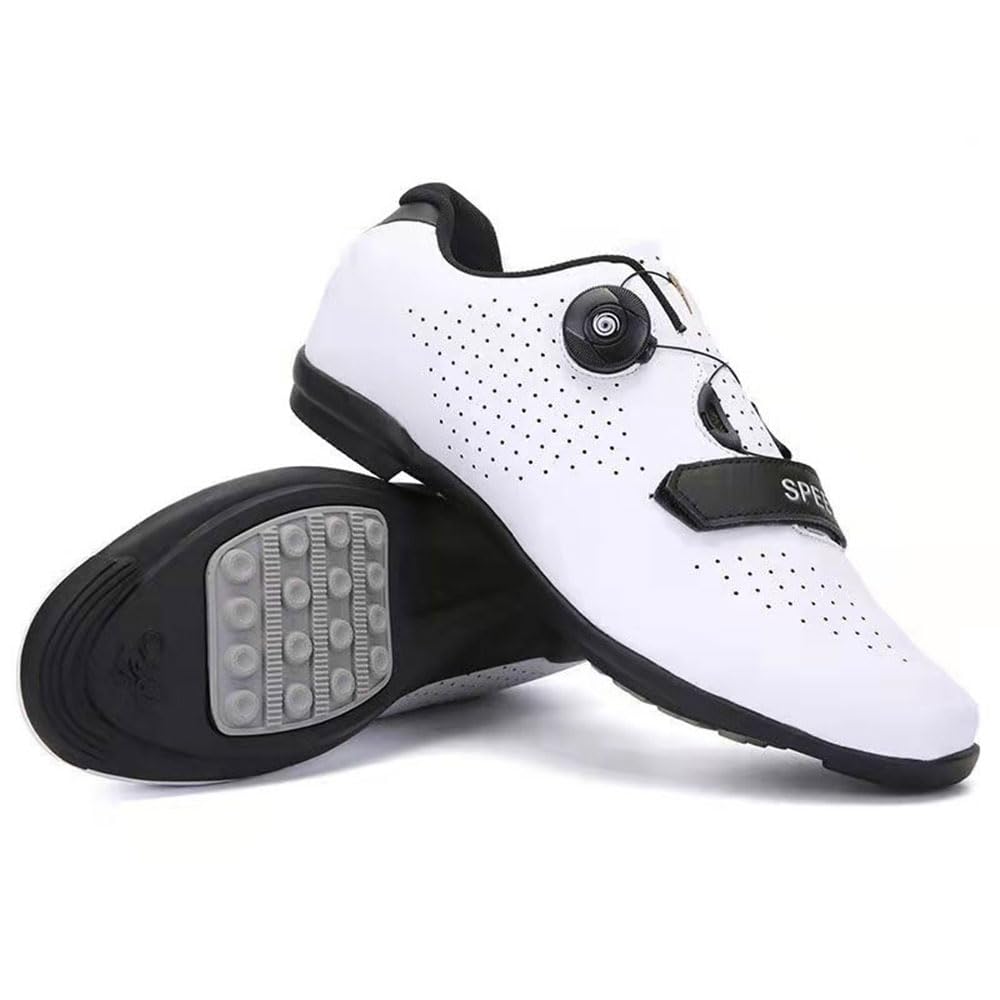 Zapatillas Ciclismo Montaña Zapatillas de Ciclismo Base Goma Antideslizante Ligeros Zapatos Bicicleta Montaña Hombre Calzado Bicicleta Sin Cleats 36EU-47EU