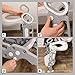 Potty Toilet Training Seat -Adjustable Ladder Baby Bathroom Training Chair Cover For Toilet With Step Stool & Handles-Foldable Kids Potty Trainer Seat For Boys & Girls- Easy Assembly & Discreet Design