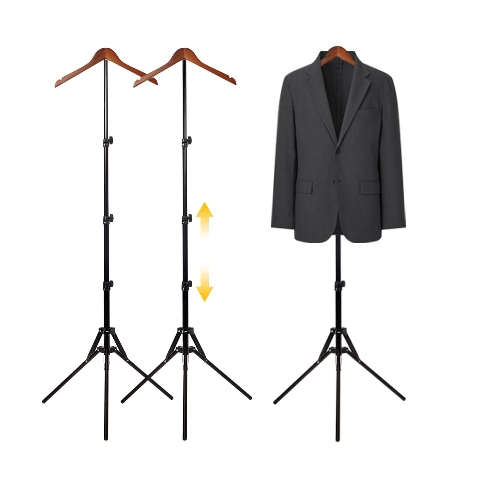 Espositore per camicie, busto regolabile per negozi di venditori, espositore multiuso per abbigliamento per vendita al dettaglio, boutique, confezione da 2