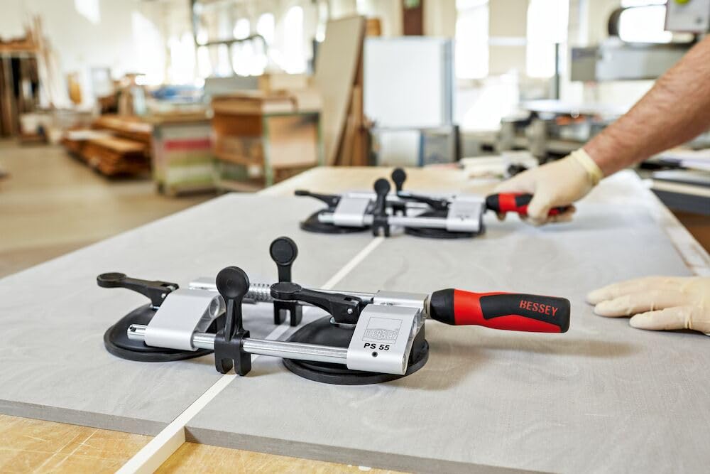 BESSEY Plattenspanner PS 55, Spannweite 10-55 mm, Breite 144 mm, Länge 363 mm, Gewicht 1,68 kg