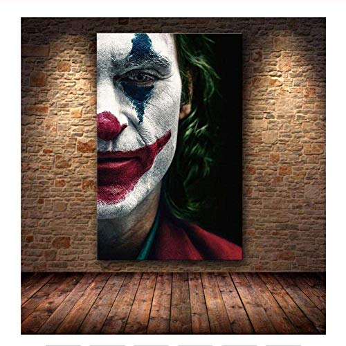 Hollywood Joaquin Phoenix Affiche Affiches Joker Affiche Film Comique Art Toile Peinture À L'huile Mur Photos Pour Le Salon Décor À La Maison·