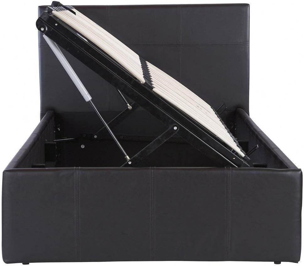Right Deals UK Ottoman Bed, Faux Leather, Black, Single : Amazon.co.uk ...