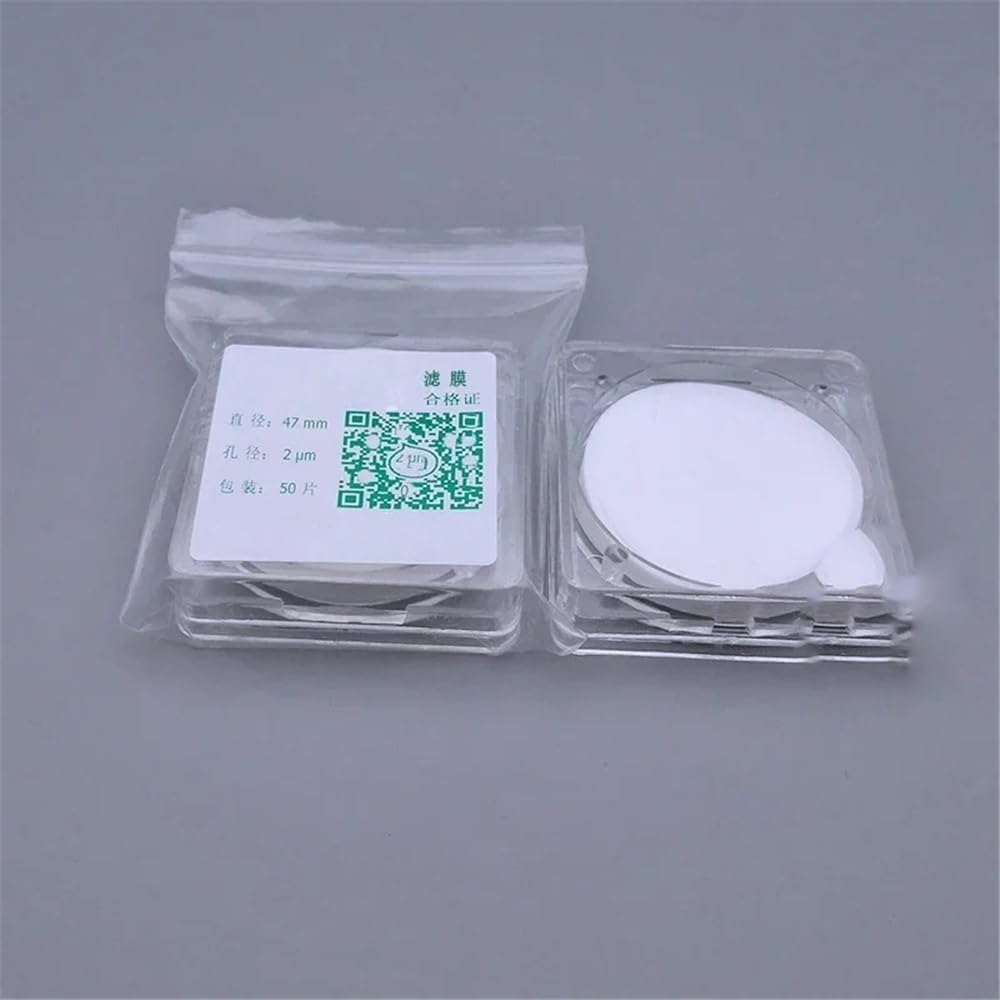 Cristalería de Laboratorio Membrana de filtro microporoso de papel de laboratorio, 50 unidades/caja, 13 mm-100 mm(80mm)